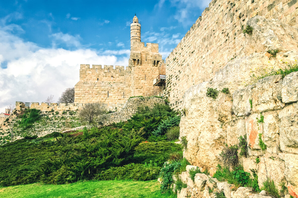 Altstadtmauer und Davidsturm in Jerusalem